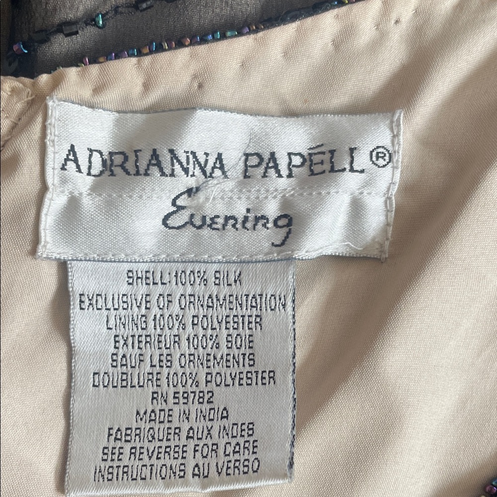 Adrianna Papell Black Sequin Mini Dress - Picture 4 of 4